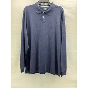 Men’s long sleeve XL navy roundtree & yorke polo style shirt